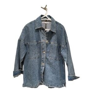 Zara Light Blue Denim Jacket